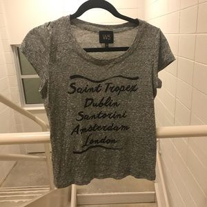 Gray tee